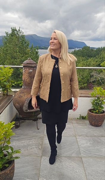 CHLO&Eacute; JACKET - camel / gold -  levering ca. 15 sept