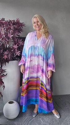 Hovedbilde Aquarelle Dress ( ael001-611 ) - violet