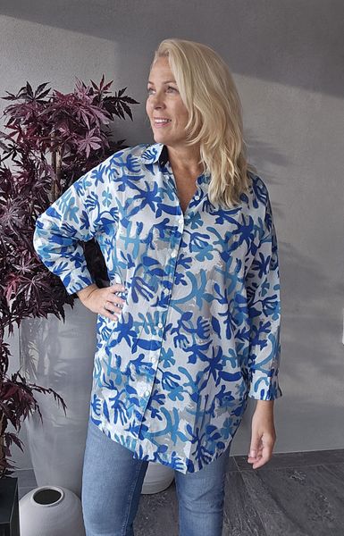 MIRINA DRESS / SHIRT- 05SW454 – blue- kun s