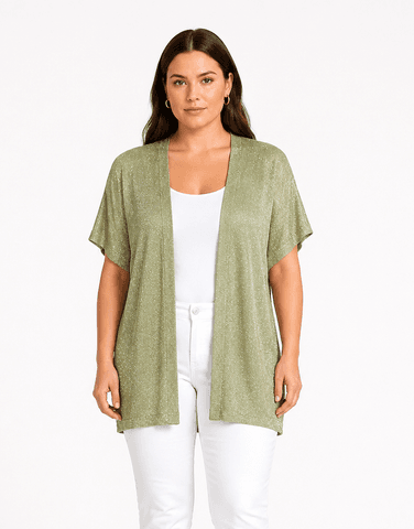 Hovedbilde SOLENA LUREX CARDIGAN ( dp13034 ) - kaki