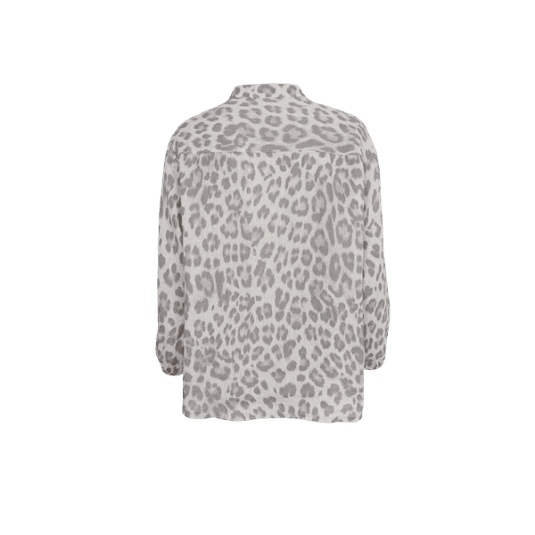 MELINA l/s shirt blouse BC - natural leo 