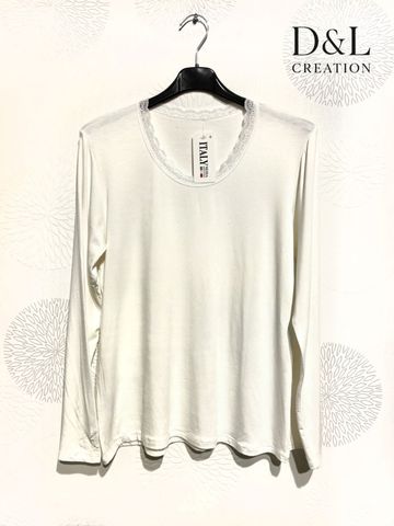 Hovedbilde VIVIENNE LACE TOP - ( bsq6256 ) - white