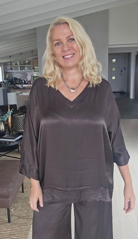 Hovedbilde VITTORIA BLOUSE  ( mc26075 ) - chocolat - ...