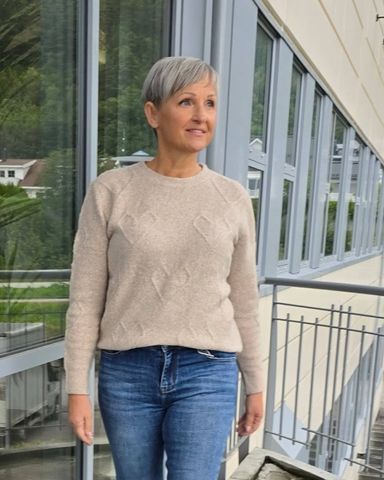 Hovedbilde ARIELLE WOOL KNIT (1194-2087) - ecru