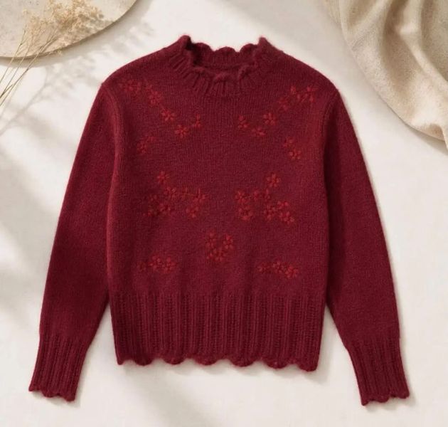 ELARA KNIT  (3010-2022) - Red ( burgunder ) - ca.20 august levering