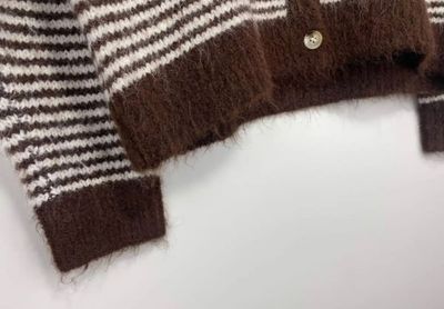 Hovedbilde Elodie Striped Cardigan (1195-2099) - Brown - ca. ...