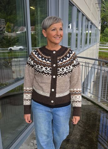 Hovedbilde FREYA CARDIGAN  (2536-2077) - Brown - 