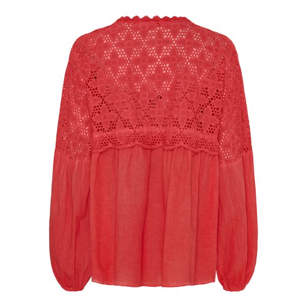 Aurora Blouse Mdc ( 6129 ) -Rosso cold wash