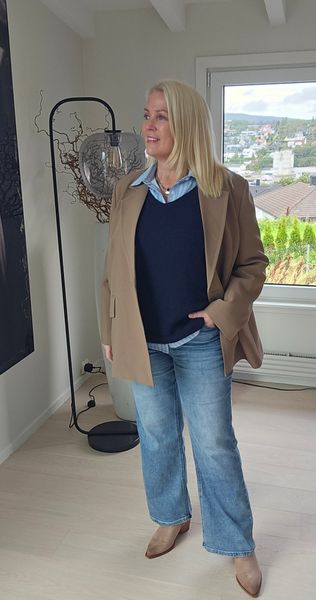 KELLY BLAZER - camel
