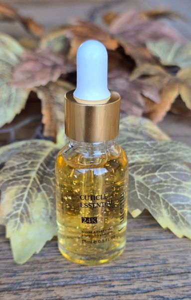 24K Cuticle Essential – Negleb&aring;ndsolje med gullpartikler ✨