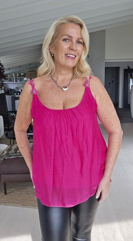 Hovedbilde Top silkemix Mdc ( 61321 ) - CERISE 
