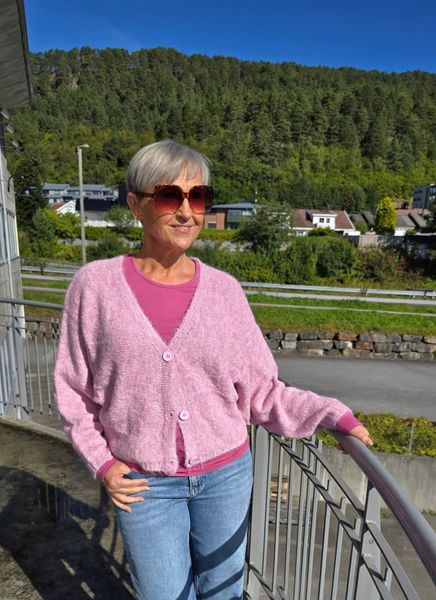 Secret Long Sleeve – Round Neck - camelia pink