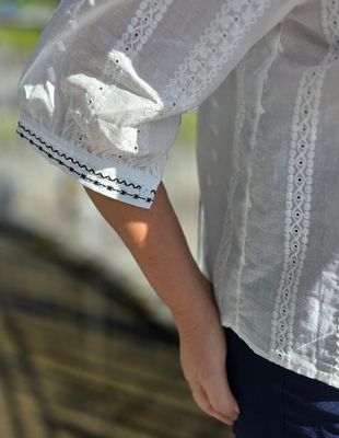 Hovedbilde MYKONOS BLOUSE (9792-3296 ) - White -