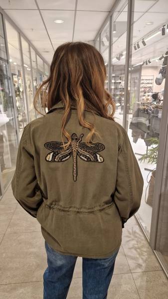 ARMY JACKET - Depeche - olivengr&oslash;nn- 1 stk l/xl