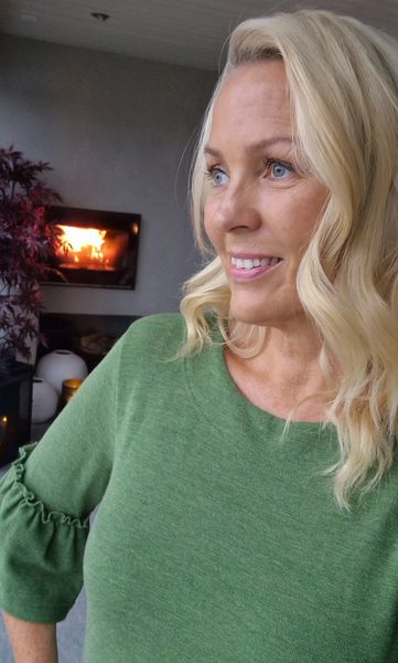 SHOP THE LOOK - By Basics - Dress Trumpet Cuff- grasshopper