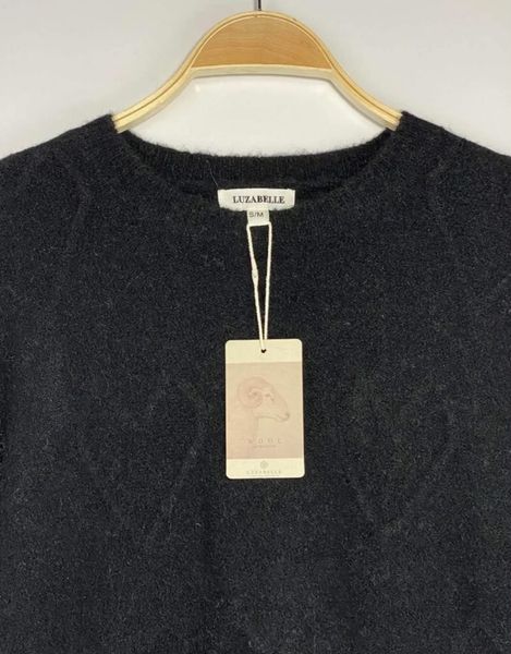 ARIELLE WOOL KNIT (1194) - Black - ca. 25 august levering