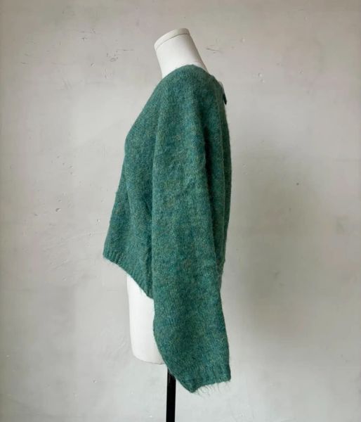AMELIE CARDIGAN (RM5052) ONE SIZE - Sea Green - ca 25. august levering