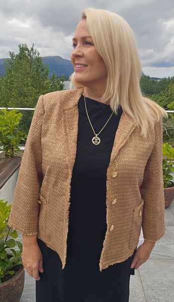 CHLO&Eacute; JACKET - camel / gold -  levering ca. 15 sept
