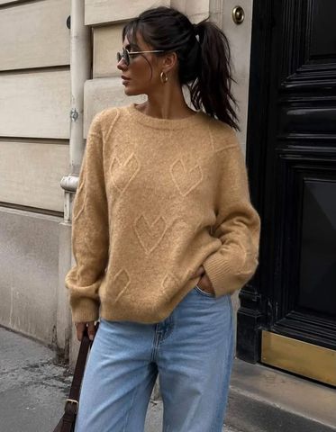 Hovedbilde ARIELLE WOOL KNIT (1194) - Camel - ca. 25 august ...