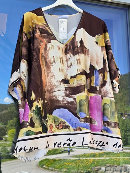 FIORA BLOUSE&nbsp;&nbsp;(sh26511 )- chocolat
