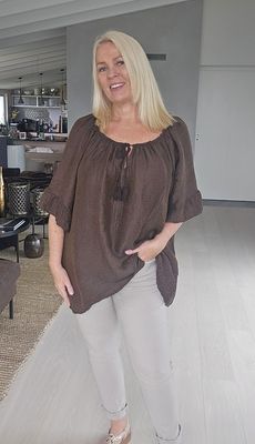 Hovedbilde MATERA BLOUSE ( ezm25302 )  – CHOCOLAT