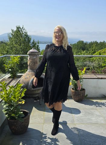 Hovedbilde Thalia Lace Dress short - black - 1 sept.levering