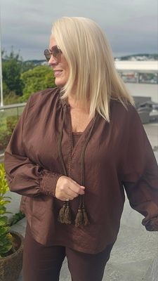 Hovedbilde INCANTO BLOUSE - copper brown - ca.15 sept ...