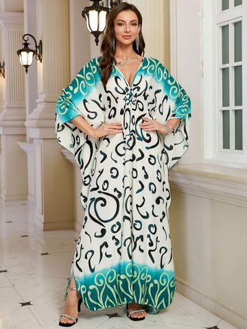 Hovedbilde ALORA KAFTAN – IVORY GREEN