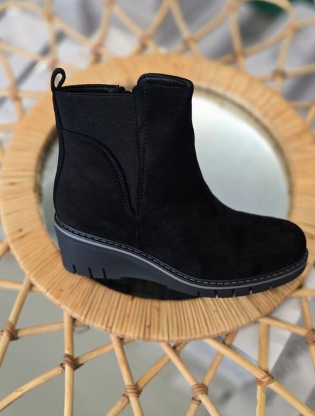 KAIA SUEDE BOOTS (HL-56) - Black