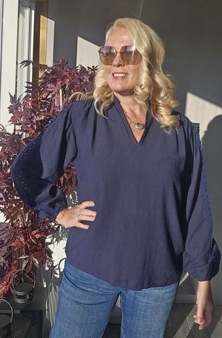 Hovedbilde FABIENNE BLOUSE ( hf25308) - navy blue