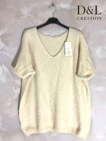 Hovedbilde OTILIE KNIT TOP (NY9169) - beige
