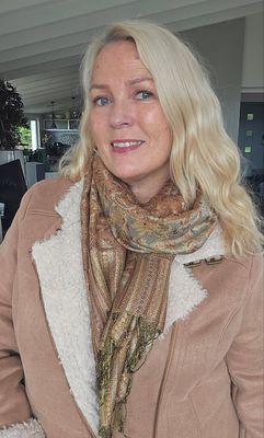 Hovedbilde Nayara Scarf (U01-F) - Blue/ Champagne