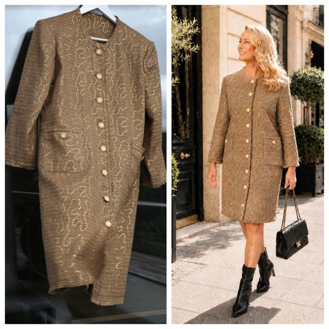 Hovedbilde CHLO&Eacute; DRESS / JACKET - camel - ca 15 sept. ...