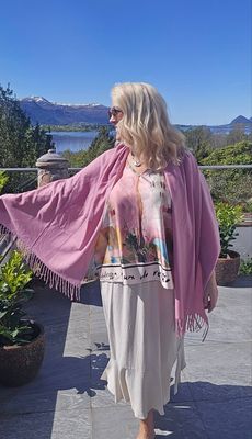 Hovedbilde SOFT DRAPE SCARF -  gammelrosa