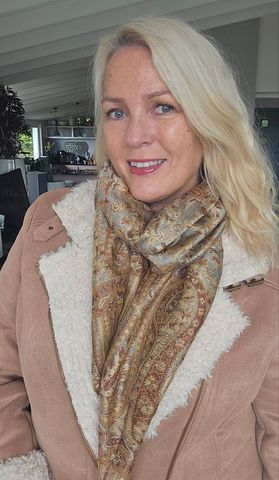 Hovedbilde Nayara Scarf (U01-F) - Blue/ Champagne